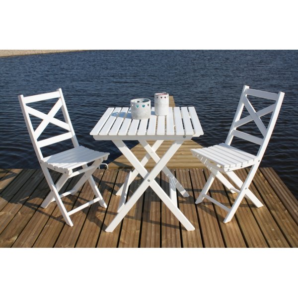 Wilma vit utestol + Fläckborttagare för möbler Wilma vit utestol + Fläckborttagare för möbler