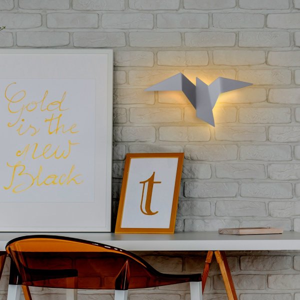 Pacali vägglampa 31 x 16 cm - Grå Pacali vägglampa 31 x 16 cm - Grå