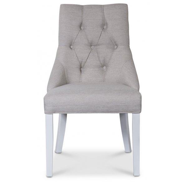 Tuva EUR Matstol med handtag - Beige / Vit Tuva EUR Matstol med handtag - Beige / Vit