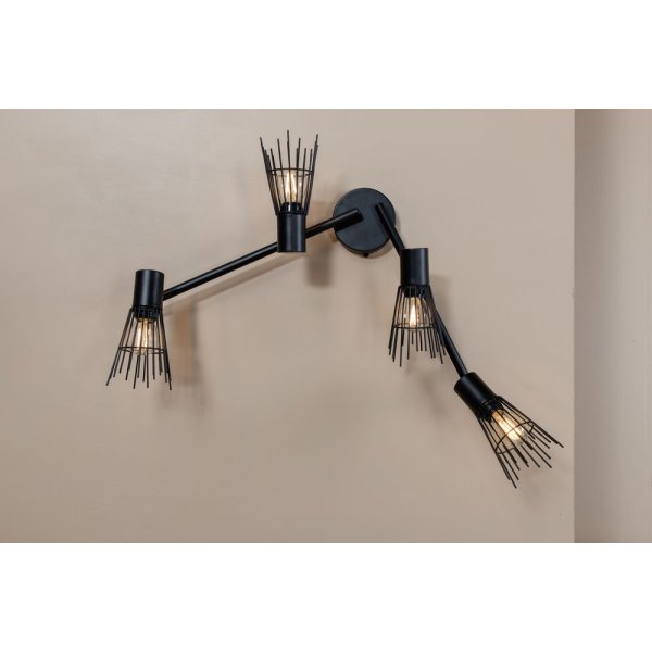 Nysttra vgglampa 4 - Svart