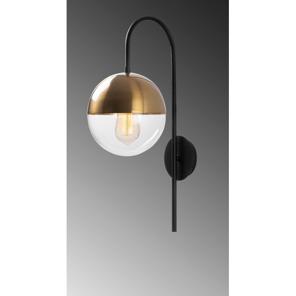 Bastos wandlamp 3055 - Zwart/vintage