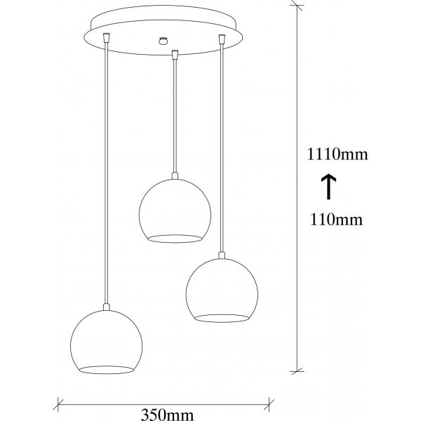Berkeley taklampa 242-S2 - Vintage Berkeley taklampa 242-S2 - Vintage