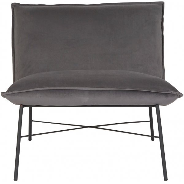 Trendline loungeftlj - Gr sammet