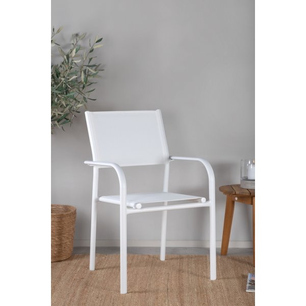 Santorini matstol - Vit Santorini matstol - Vit