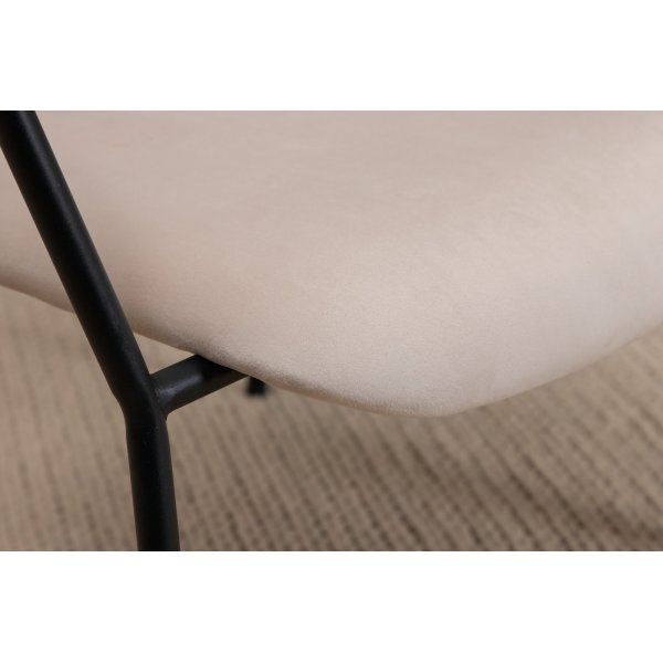 Fauteuil Shaun - Velours beige