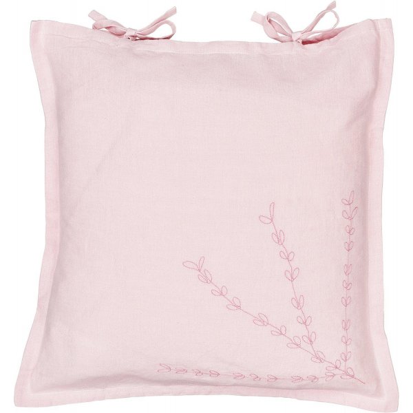 Amie kussenhoes 45 x 45 cm - Lichtroze