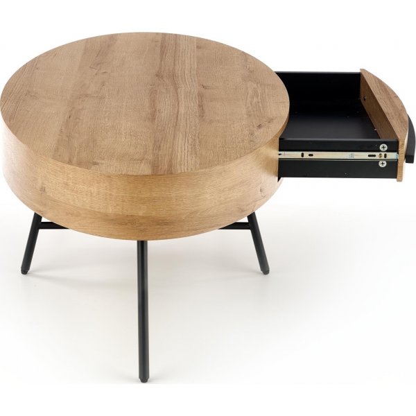 Table basse Carolina 120 x 60 cm - Chêne/noir Table basse Carolina 120 x 60 cm - Chêne/noir