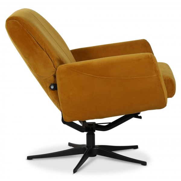 Midsjö fåtölj (Recliner) - Gul sammet Midsjö fåtölj (Recliner) - Gul sammet