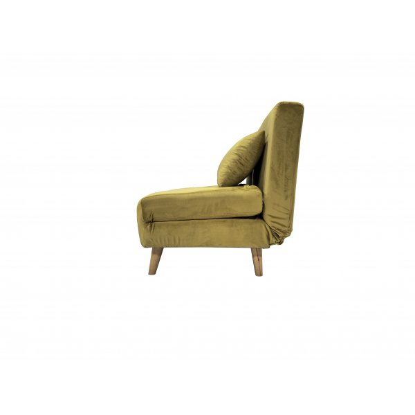 Bäddsoffa Helsingborg – Gul sammet | 193 cm Bäddsoffa Helsingborg – Gul sammet | 193 cm