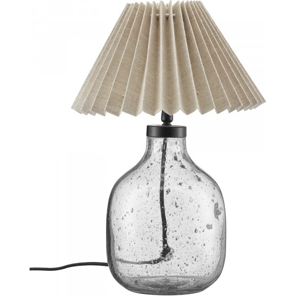 Groove bordslampa - Klarglas/Natur