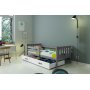 Carino juniorsng med frvaringslda 80 x 190 cm - Valfri frg