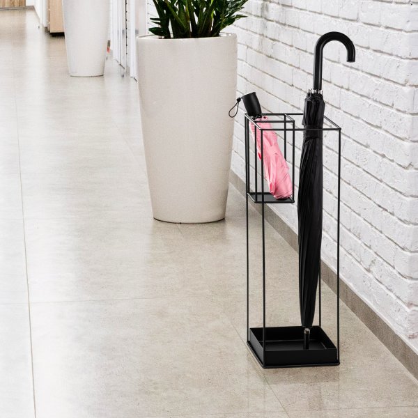 Semsi paraplyställ 8 - Svart Semsi paraplyställ 8 - Svart