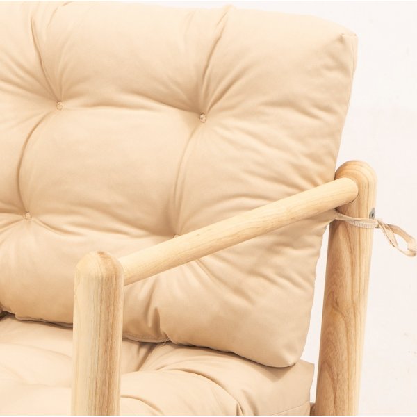 Jardin loungeset - Bok/cream Jardin loungeset - Bok/cream