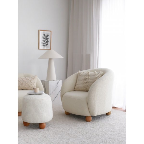 Fauteuil Slon - Blanc