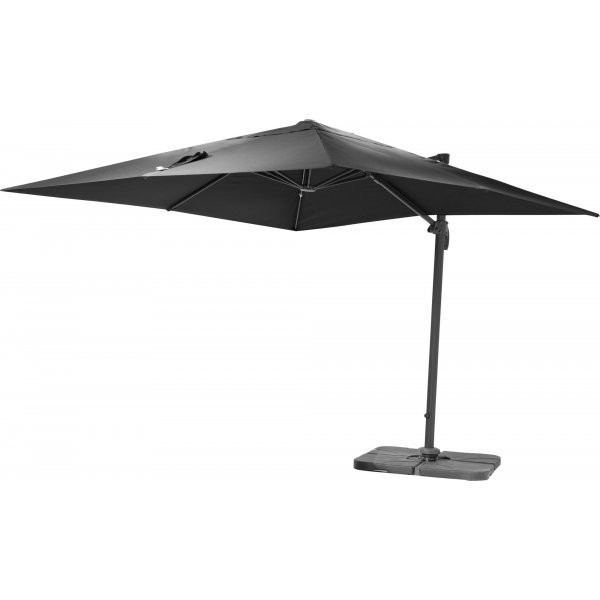 Tobago parasoll 300x300 cm - Svart Tobago parasoll 300x300 cm - Svart