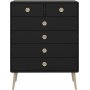 Softline byr med 6 ldor - Svart