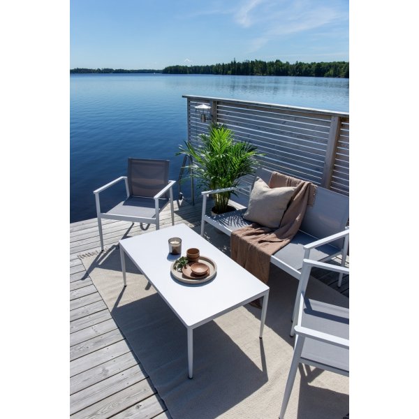 Groupe de canapés Break - Blanc/gris Groupe de canapés Break - Blanc/gris