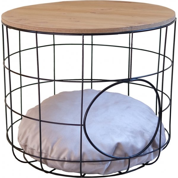 Cat soffbordsset - Furu/svart Cat soffbordsset - Furu/svart