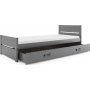 Bartek juniorsng med frvaringslda 90 x 200 cm - Valfri frg