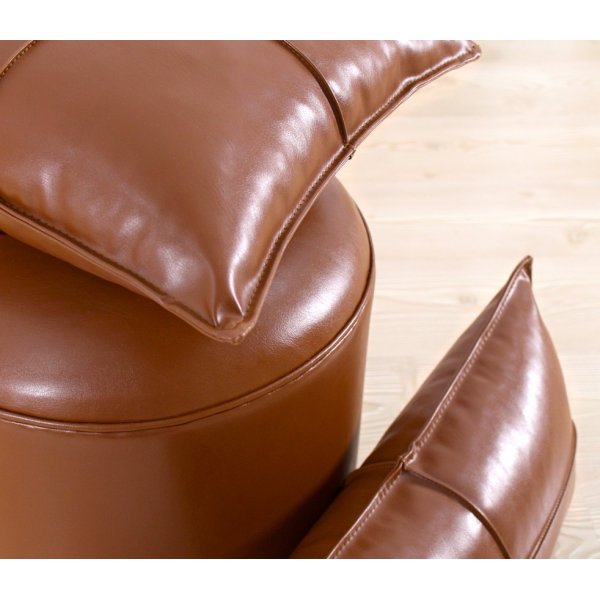 Milotte sittpuff - Mörkbrun Milotte sittpuff - Mörkbrun