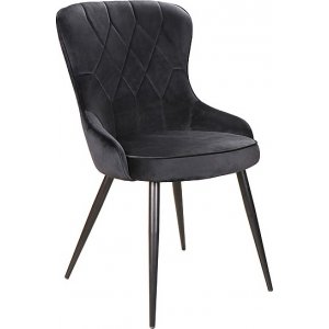 Chaise de salle  manger Lotus - Noir