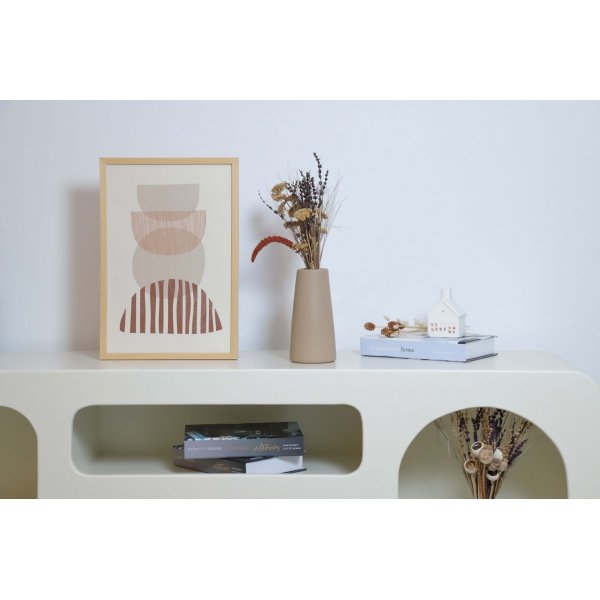 Vase conique - Beige