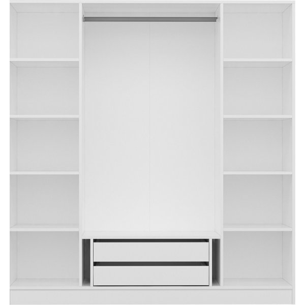 Cikani kledingkast 180x52x210 cm - Wit