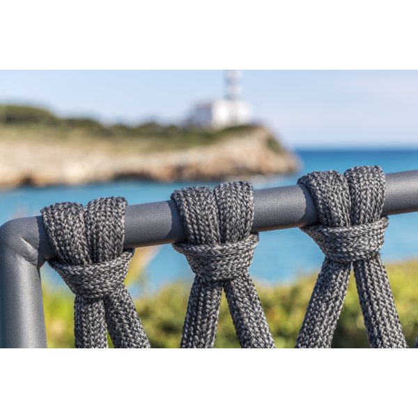 Ensemble de jardin d\\\'extérieur Lifestyle Garden, canapé-lit Ipanema avec table - Olefin gris Ensemble de jardin d\\\'extérieur Lifestyle Garden, canapé-lit Ipanema avec table - Olefin gris