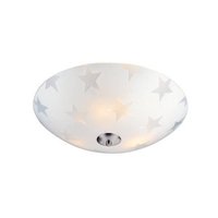 Star Taklampa 43 - Frostat glas/Stål Star Taklampa 43 - Frostat glas/Stål