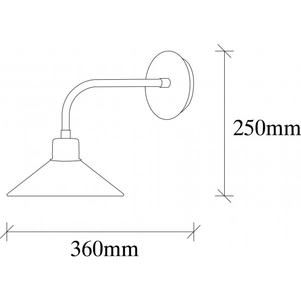 Sivani wandlamp 889 - Vintage