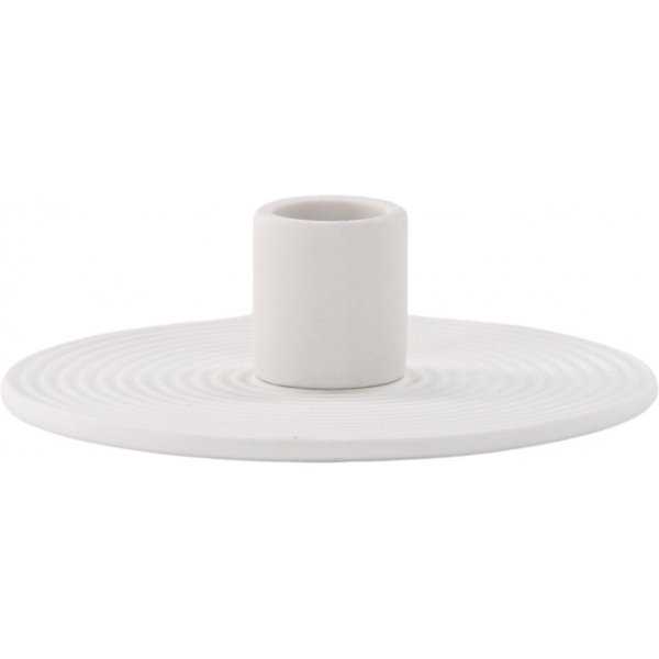 Dian ljusstake 12 x 4 cm - Vit