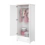 Stephany kldskp fr barn - Vit/rosa