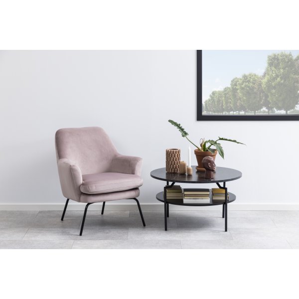 Table basse Goldington Ø80 cm - Noir Table basse Goldington Ø80 cm - Noir