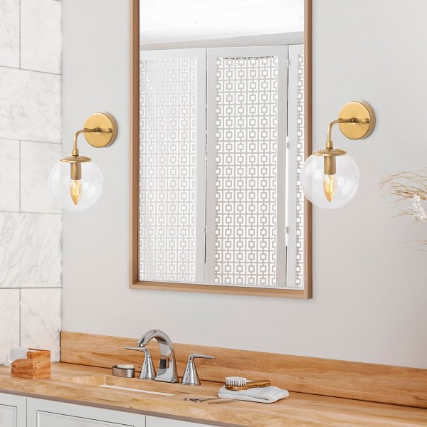 Hoorn wandlamp 12216 - Goud