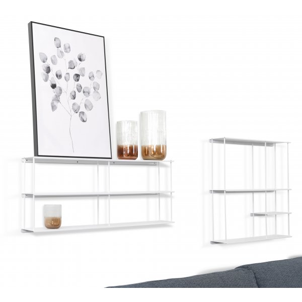 Elliot vit vgghylla i metall