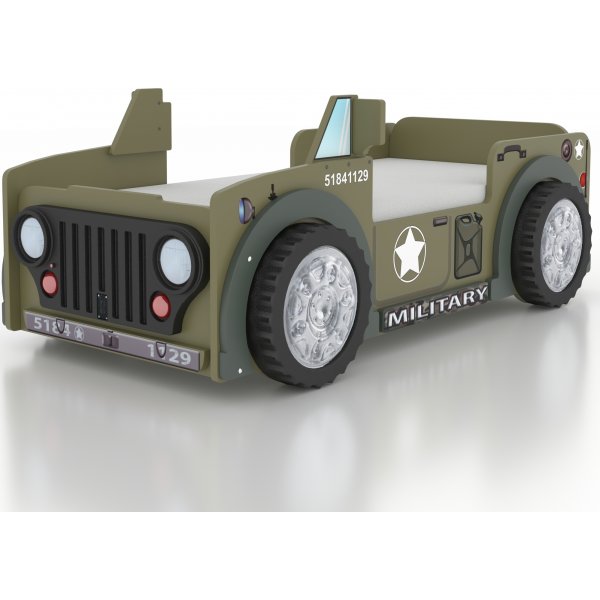 Jeep Army - Bilsäng - 90 x 190 cm Jeep Army - Bilsäng - 90 x 190 cm