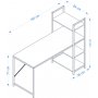 Smart skrivbord - Antracit/svart