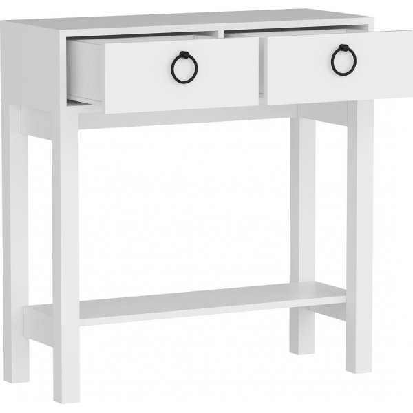 Valery avlastningsbord med spegel 90 x 35,3 cm - Vit Valery avlastningsbord med spegel 90 x 35,3 cm - Vit