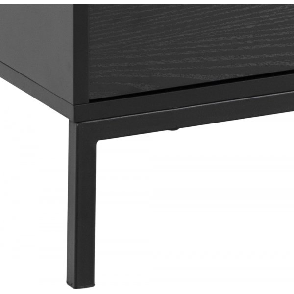 Seaford TV-bnk 140 cm - Svart