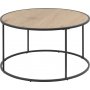 Seaford soffbord 80 cm - Ek/svart