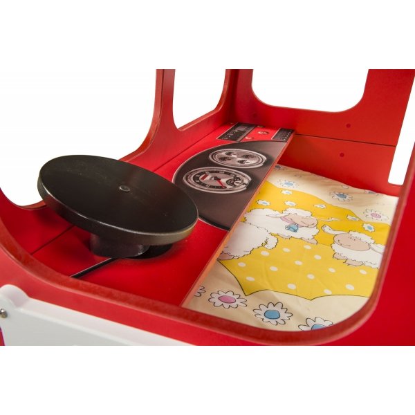 Brandbil Alfons - Våningssäng - 90 x 190 cm Brandbil Alfons - Våningssäng - 90 x 190 cm