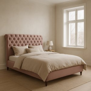 Salomon sängram 120 cm - Gammelrosa Salomon sängram 120 cm - Gammelrosa