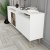 Buffet Milan 180 cm - Blanc/or