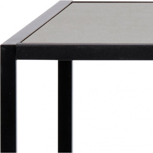 Mange-debout Seaford 120 x 60 cm - Noir