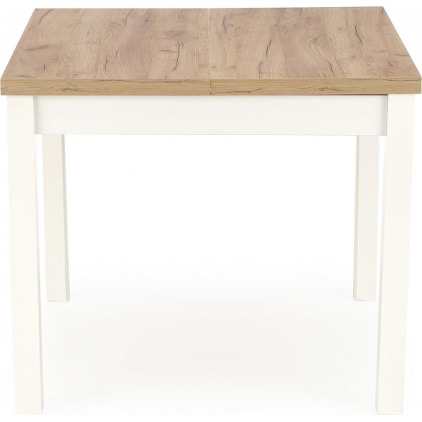 Table à manger Callahan 90-125 x 90 cm - Chêne artisanal/blanc Table à manger Callahan 90-125 x 90 cm - Chêne artisanal/blanc