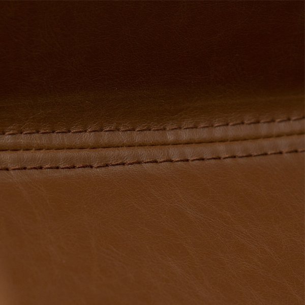 Tabouret de bar Boto - PU marron clair