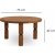 Table basse Ida 70 cm - Chtaignier