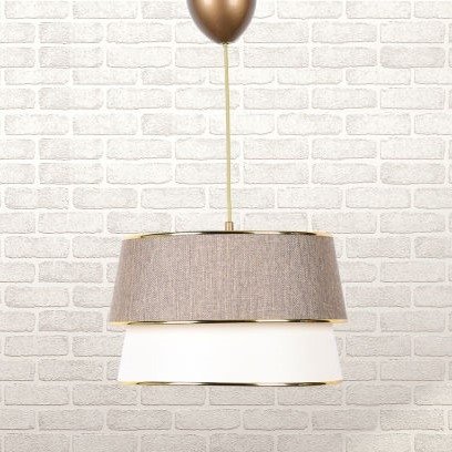 Plafonnier rétro avec détails dorés Plafonnier rétro avec détails dorés