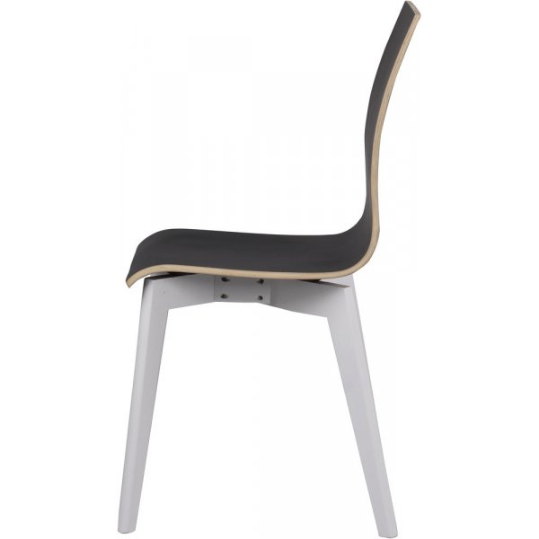 Aniyah stol - Svart/vit