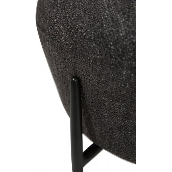 Orbit fotpall - Svart bouclé Orbit fotpall - Svart bouclé
